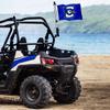 Creighton Bluejays Golf Cart Flag Pole and Holder Mounting Bracket view 4