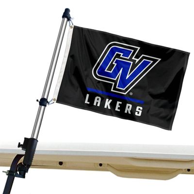 Grand Valley State Lakers Golf Cart Flag Pole and Holder Mounting Bracket