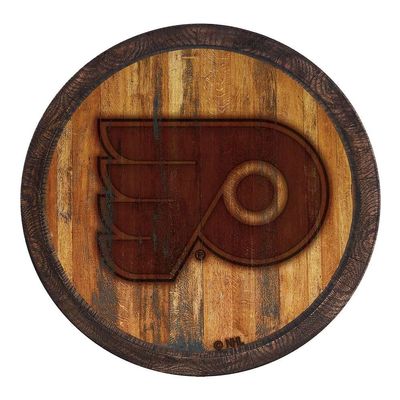 The Fan-Brand NHL Philadelphia Flyers: Branded "Faux" Barrel Top Sign - Sports Team Bar Sign Dcor: Home, Dorm, Garage, Office, Fan Cave