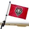 New Mexico Lobos Golf Cart Flag Pole and Holder Mounting Bracket view 1
