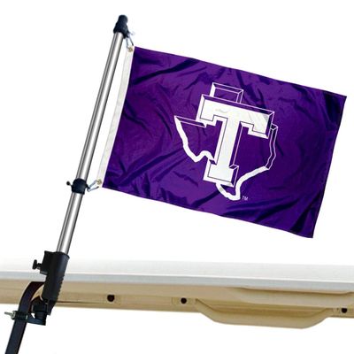 Tarleton State Texans Golf Cart Flag Pole and Holder Mounting Bracket