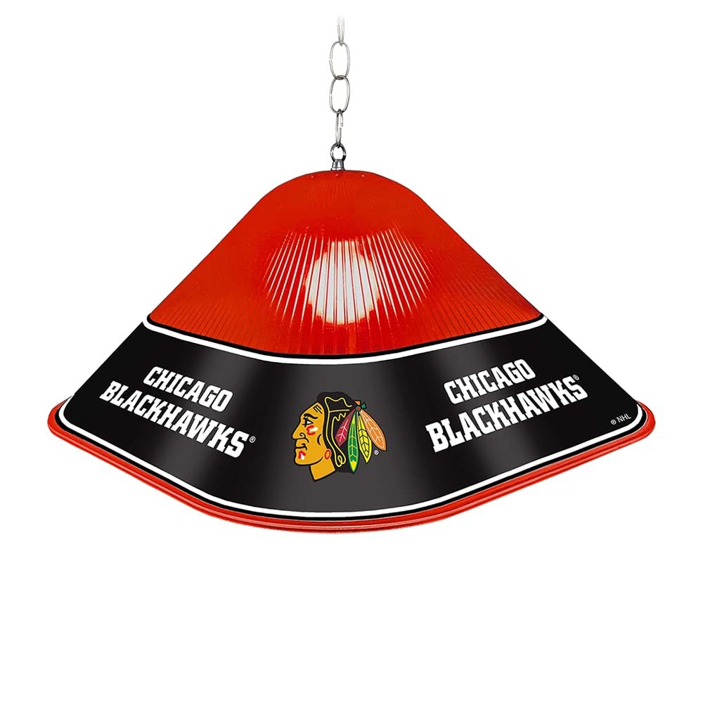 The Fan-Brand NHL Chicago Blackhawks: Game Table Light - Sports Team Bar Sign Dcor: Home, Dorm, Garage, Office, Fan Cave