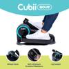 Cubii Move - Under Desk Elliptical Bike Pedal Exerciser Portable Seated Elliptical Machine W/Adjustable Workout Levels - Adult to Seniors view 4
