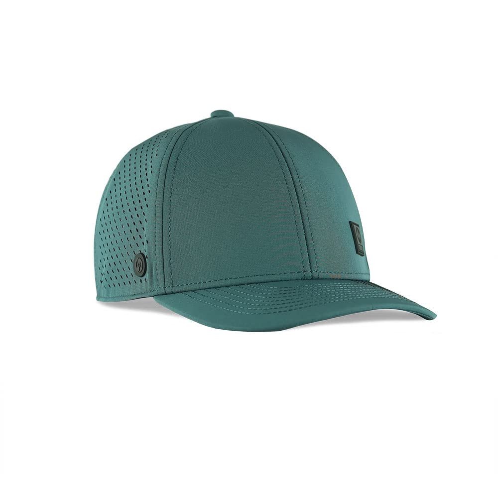 NIXY Stoked Cap - Premium Fitted, Lightweight Fabric, Maximum Breathability, and Moisture-Absorbing Design - 56cm and 58cm (Large, Teal Blue)