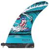 KONA SURF CO. Classic Single Single Center Fin for Longboard, Surfboard and Paddleboard (Firecracker, 9in) view 1