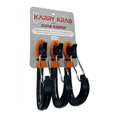 Karry Krab Ice Screw Clipper, Three Pack