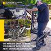 Stromberg Carlson BC-204HD Heavy Duty Platform Mount Bike Rack  Folding Hitch Carrier for 4 Bikes, Fits 2" Hitch Receiver, Durable Transport Solution, Compatible with Cars, SUVs, Truck and Trailer view 4