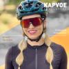 KAPVOE Polarized Cycling Glasses Sports Sunglasses, UV400 Running Fishing Baseball Glasses for Men Women K62 view 2