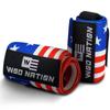 WOD Nation Workout Wrist Wraps - Heavy-Duty Support for Weightlifting & Powerlifting - Breathable Nylon Gym Wraps - American Flag Wrist Wraps - 12 in, Flag Camo view 3