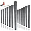Karma Revolution Jumbo Golf Grip Kit with Grip Tape, Solvent, Rubber Vise Clamp, 13 Black/White No Alignment Necessary Easy Installation All-Weather Performance Replacement 360 Golf Grips for Men view 1