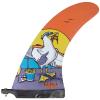 KONA SURF CO. Classic Single Single Center Fin for Longboard, Surfboard and Paddleboard (Seagull, 8in) view 1