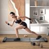 Slide Board (55" L x 20" W) with End Stops, Sliding Booties, Mesh Carrying Bag Included and Exercise Guide for Low-Impact Indoor Home Workouts and Balance Training (Skating, Hockey) view 2