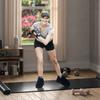 Slide Board (55" L x 20" W) with End Stops, Sliding Booties, Mesh Carrying Bag Included and Exercise Guide for Low-Impact Indoor Home Workouts and Balance Training (Skating, Hockey) view 3