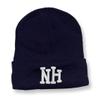 Custom Embroidered Knitted Winter Beanies Acrylic Warm Skull Cap Cuff Watch Hat for Boys or Girls (Navy Blue) view 1