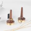 1 Pcs Rings Crystal, Ring Collection Ring Dish Holder, Wooden Ring Holder Dish Crystal, Jewelry Towers for Bedroom for Man and Woman view 3