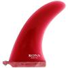 KONA SURF CO. Classic Single Single Center Fin for Longboard, Surfboard and Paddleboard (Fiberglass Red, 10in) view 1