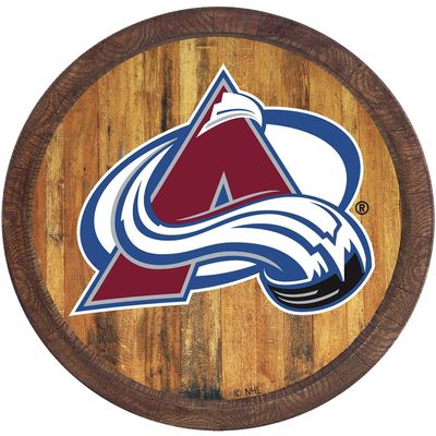 The Fan-Brand NHL Colorado Avalanche: "Faux" Barrel Top Sign - Sports Team Bar Sign Dcor: Home, Dorm, Garage, Office, Fan Cave