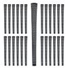 Karma Revolution 360 Jumbo Golf Grips, Set 25 Black/White No Alignment Necessary Easy Installation Velvet Style Rubber Replacement +1/16 Oversize Golf Grips for Men view 1