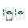 logobrands New York Jets 16oz. Team Wordmark Game Day Pint Glass view 1