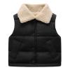 Infant Baby Boy Girl Clothes Toddler Boys Girls Down Vest uffer Sleeveless Outfit Jacket 1-7 Years (Black, 3-4 Years) view 3