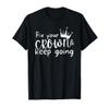 Fix Your Crown and Keep Going, Funny Motivational Girl boss T-Shirt view 1