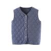 Baby Kids Boys Girls Fuzzy Vest Toddler Infant Girls Boys Warm Jacket Cotton Vest Outerwear 2-14 (Navy, 11-12 Years) view 1