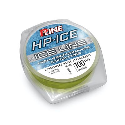 P-Line HP-ICE Premium Copolymer Ice Fishing Line Fluorescent Green 100 Yard Spool, PIFG-3