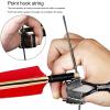 BigKing Archery Glove Hunting Thumb Finger Protector, Archery Thumb Ring Brass Soft Leather Thumb Guard Ring Archery Finger Protector for Traditional Bow Shooting Black view 3