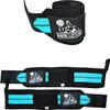 Nordic Lifting Elbow Sleeves Small Bundle with Wrist Wraps 1p - Aqua Blue view 3