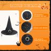 American Trends Halloween Witch Hat for Women Steeple Lace Witch Hat Party Supplies Halloween Costume Accessories Wine Red One Size view 4