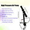 PreAsion 5800Psi High Pressure Hand Pump 30Mpa Four Stage High Pressure PCP Hand Operated Air Pump 8mm Quick Connector Air Pump for Different Bike Tire Inflation view 2