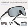 KAPVOE Polarized Cycling Glasses Sports Sunglasses, UV400 Running Fishing Baseball Glasses for Men Women K62 view 4
