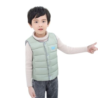 Baby Kids Boys Girls Fuzzy Vest Child Kids Toddler Baby Boys Girls Cute Cartoon Hooded uffer Vest (Green, 8-10 Years)