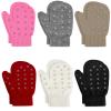 ONESING 5 Pair Toddler Mittens Black Mittens Toddler Gloves Warm Newborn Mittens Winter Gloves for Girls Boys view 1