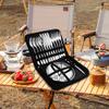 A  HOUSEWARE Camping Silverware Silver Picnic Plates and Utensils Set for 4 Portable Tableware Stainless Steel Dinnerware 20 Pieces With Organizer Bag Reusable Durable view 3