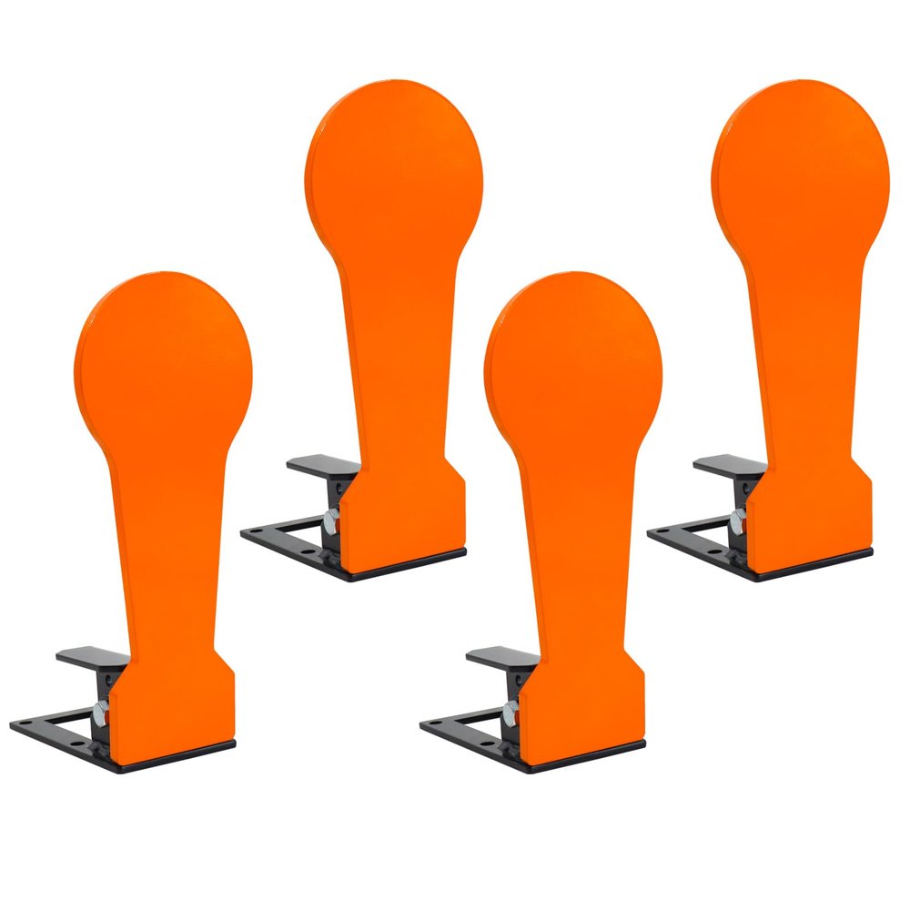 Highwild 3/8" AR500 12" Classic Popper Steel Shooting Target - Auto Reset - 4 Pack