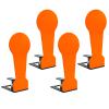 Highwild 3/8" AR500 12" Classic Popper Steel Shooting Target - Auto Reset - 4 Pack view 1