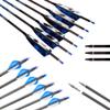 400-Spine Arrow 29-Inch Arrow Target Practice Arrow Hunting Arrow Carbon Arrows Compound Bow Recurve Bow Adult Youth Archery Indoor Outdoor Shooting Bullet Field Tip 12pc Mixed Pack view 1