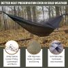 Under Quilts for Hammocks, HIKERBRO Ultralight Hammock Underquilt, Double Size Underquilt for Hammock Camping, Backpacking view 3