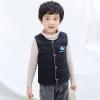 Baby Kids Boys Girls Fuzzy Vest Child Kids Toddler Baby Boys Girls Cute Cartoon Hooded uffer Vest (Black, 2-3 Years) view 3