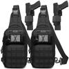 ATBP Tactical Sling Backpack Bag Pack for Men Military One Strap Shoulder Backpack Crossbody Bag With Holster 10 Liters view 1
