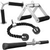 QPARVERS Cable Attachments for Gym lat pulldown attachments cable machine accessories, Straight Pull Down Bar, V-Shaped Press Down Bar, Tricep Rope, Row Handle view 1