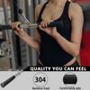 QPARVERS Cable Attachments for Gym lat pulldown attachments cable machine accessories, Straight Pull Down Bar, V-Shaped Press Down Bar, Tricep Rope, Row Handle view 2