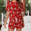 Artsadd Custom Short Pajamas Set With Photo, Women Personalized Lounge Set, Funny Face Printed Sleepwear, Soft Tracksuit Gift(Heart to Heart,M) view 2