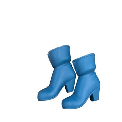 1/6th Blue Princess Shoes Boots Model for 12" Female Action Figure