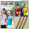 Jerify 3 Pcs Tennis Ball Tube Pickup Picker Holds 18 Balls with Shoulder Strap for Tennis Balls Pickup Collector, Carrier, Dispenser(Red) view 2