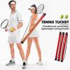 Jerify 3 Pcs Tennis Ball Tube Pickup Picker Holds 18 Balls with Shoulder Strap for Tennis Balls Pickup Collector, Carrier, Dispenser(Red) view 4