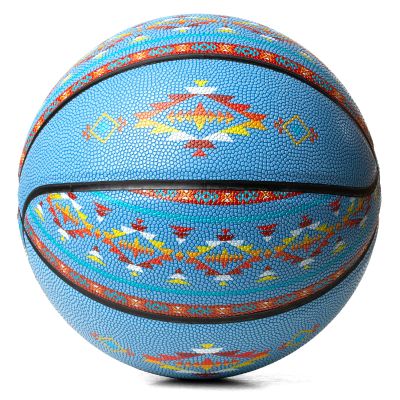 NU TRENDZ Southwest Indoor-Outdoor Basketball 29.5", Composite Leather Basketball Size 7 Adult for Men and Women