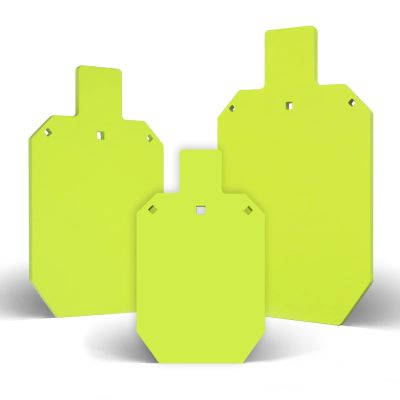 Highwild AR500 Steel Shooting Targets Combo - 7"x 12" & 10"x 16" & 12"x 20" Torso - 1/2" Thick