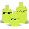 Highwild AR500 Steel Shooting Targets Combo - 7"x 12" & 10"x 16" & 12"x 20" Torso - 1/2" Thick view 2